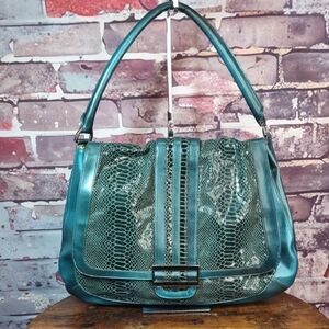 Kate Landry Faux Leather Reptile Embossed Bag